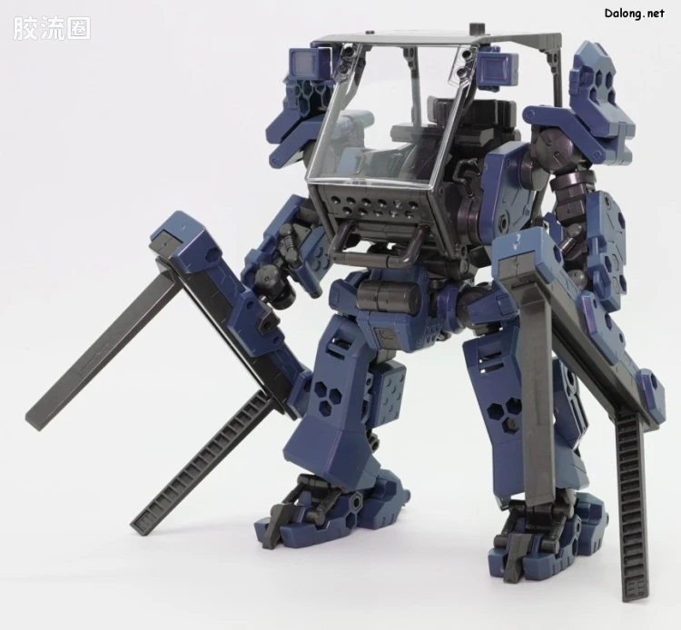 HEXA GEAR 六角机牙 第1世代六角机牙 支援扩展包006 叉车型 深蓝色Ver. - 图片