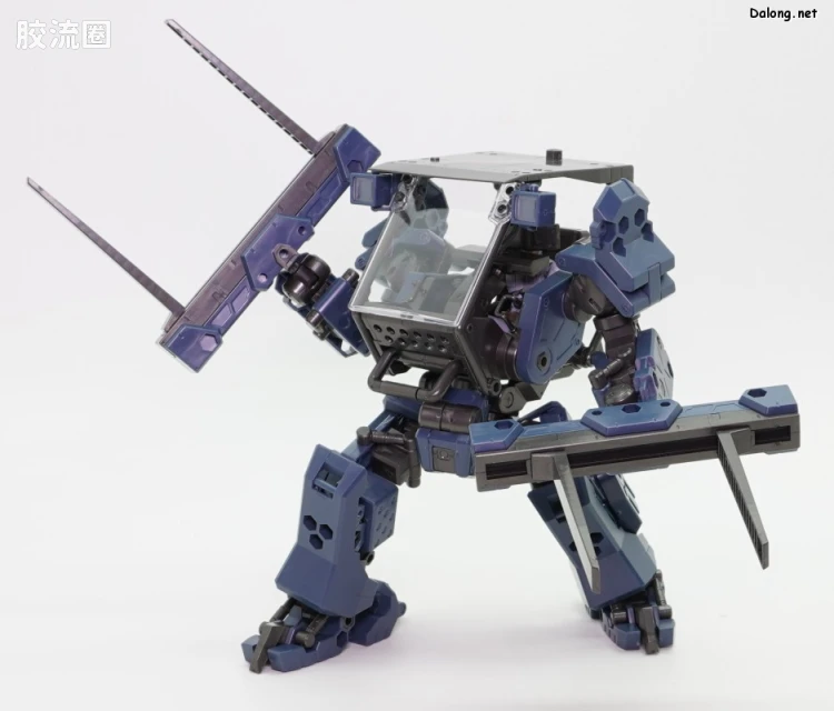 HEXA GEAR 六角机牙 第1世代六角机牙 支援扩展包006 叉车型 深蓝色Ver. - 图片