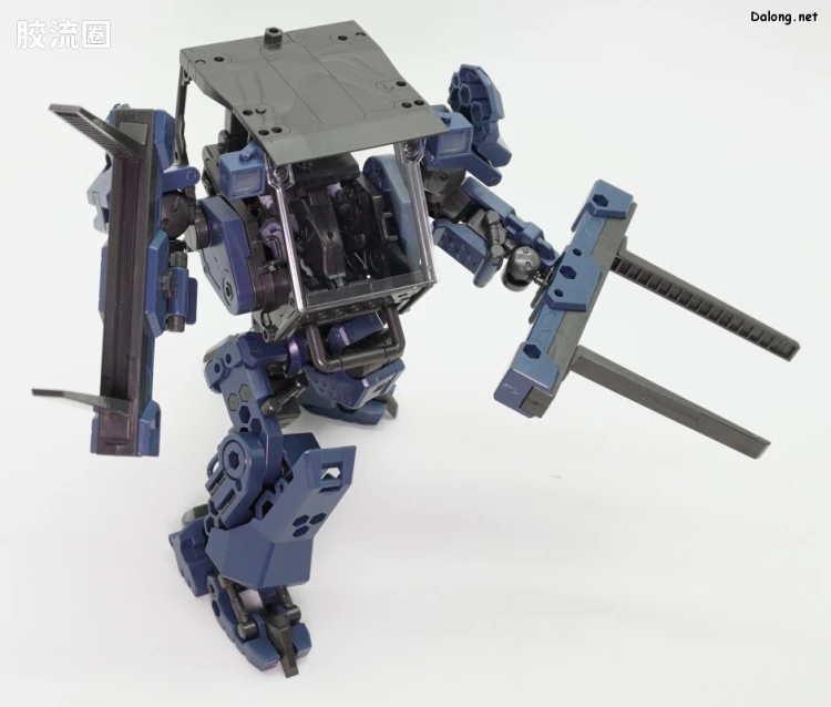 HEXA GEAR 六角机牙 第1世代六角机牙 支援扩展包006 叉车型 深蓝色Ver. - 图片