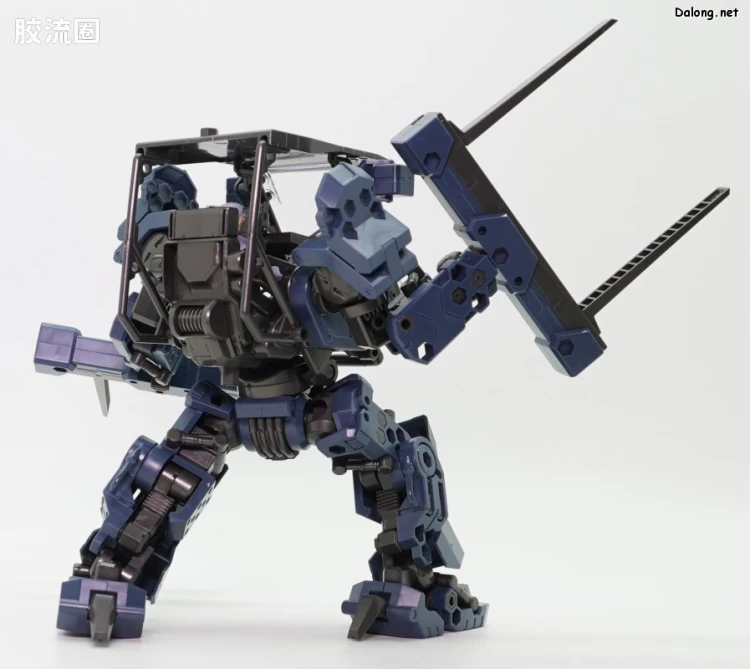 HEXA GEAR 六角机牙 第1世代六角机牙 支援扩展包006 叉车型 深蓝色Ver. - 图片