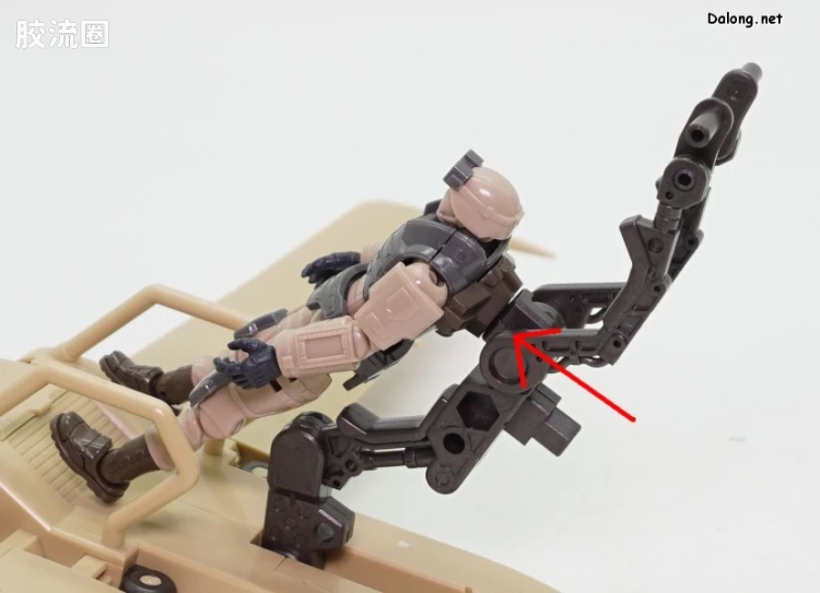 HEXA GEAR 六角机牙 第2世代六角机牙 支援扩展包005 沙漠黄ver. - 图片