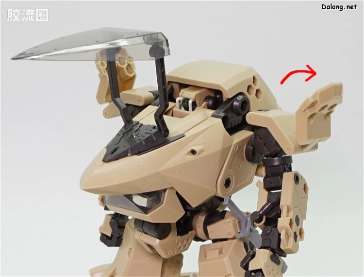 HEXA GEAR 六角机牙 第2世代六角机牙 支援扩展包005 沙漠黄ver. - 图片