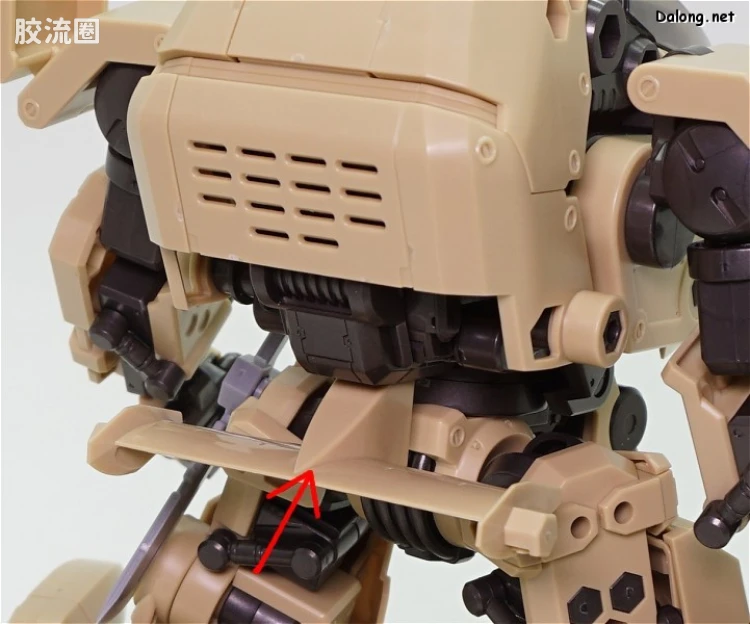 HEXA GEAR 六角机牙 第2世代六角机牙 支援扩展包005 沙漠黄ver. - 图片
