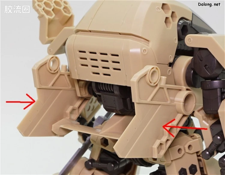 HEXA GEAR 六角机牙 第2世代六角机牙 支援扩展包005 沙漠黄ver. - 图片