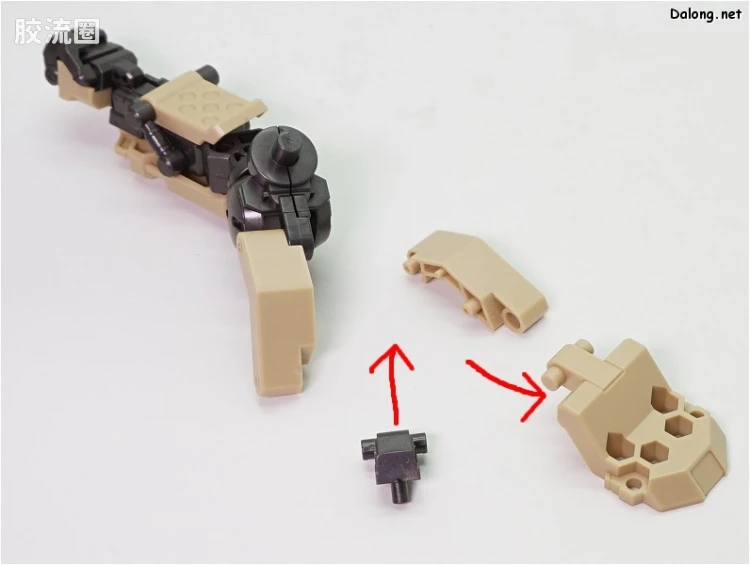 HEXA GEAR 六角机牙 第2世代六角机牙 支援扩展包005 沙漠黄ver. - 图片