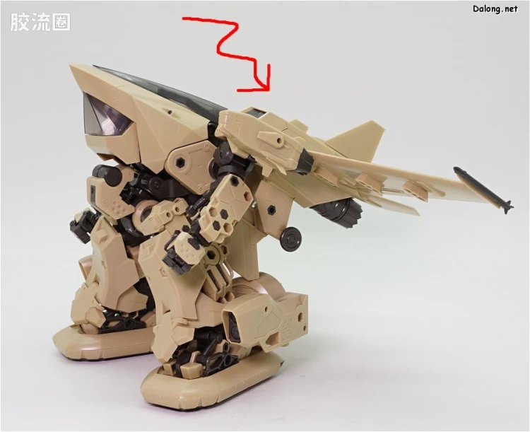 HEXA GEAR 六角机牙 第2世代六角机牙 支援扩展包005 沙漠黄ver. - 图片