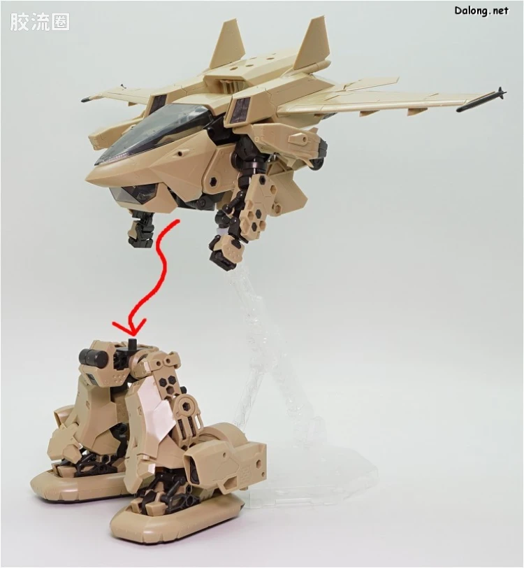 HEXA GEAR 六角机牙 第2世代六角机牙 支援扩展包005 沙漠黄ver. - 图片