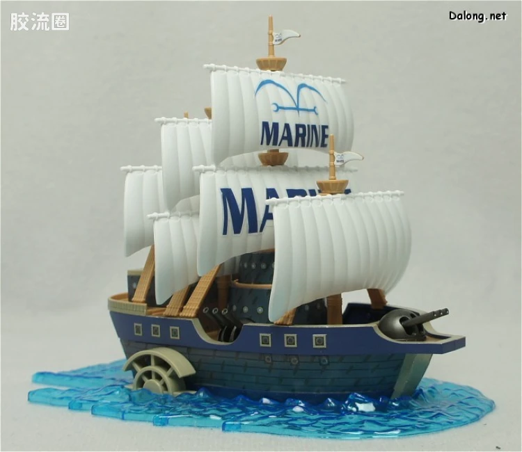 海贼王伟大的船收藏系列拼装模型 伟大的船 海军军舰 - 图片