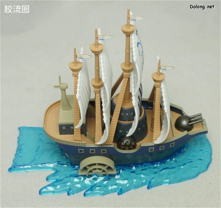 海贼王伟大的船收藏系列拼装模型 伟大的船 海军军舰 - 图片