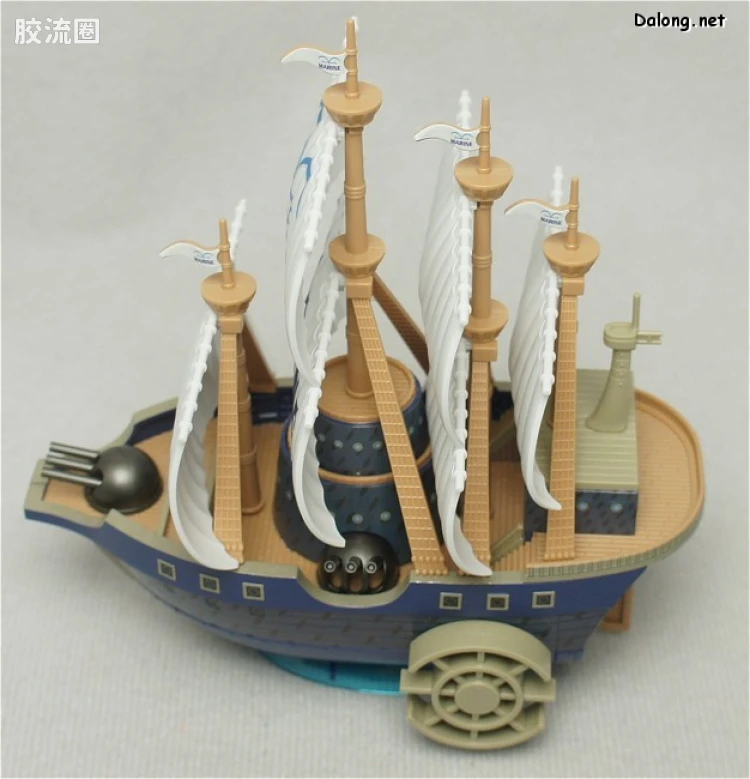 海贼王伟大的船收藏系列拼装模型 伟大的船 海军军舰 - 图片
