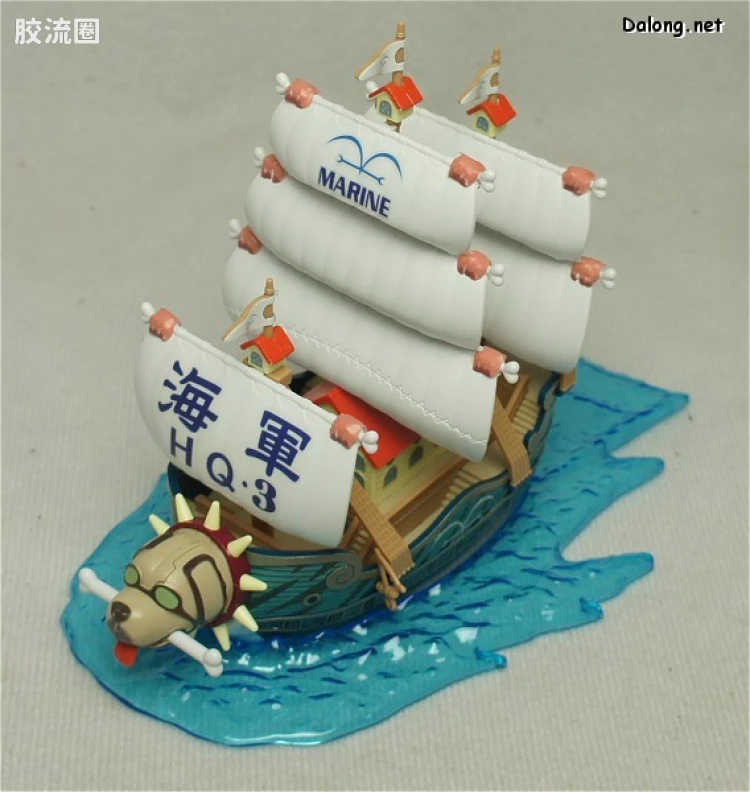 海贼王伟大的船收藏系列拼装模型 伟大的船 卡普军舰 - 图片
