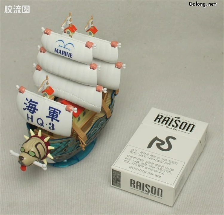 海贼王伟大的船收藏系列拼装模型 伟大的船 卡普军舰 - 图片