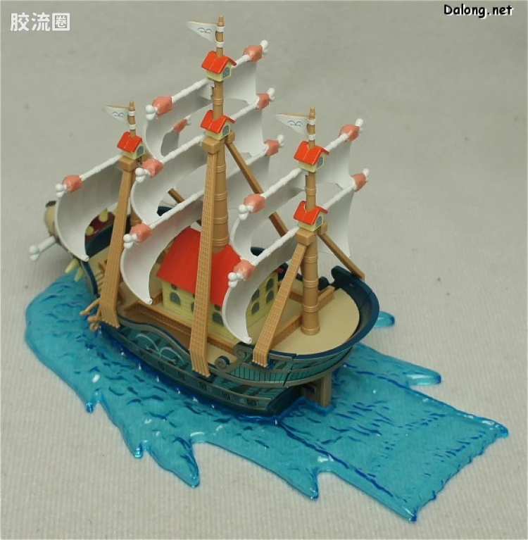 海贼王伟大的船收藏系列拼装模型 伟大的船 卡普军舰 - 图片