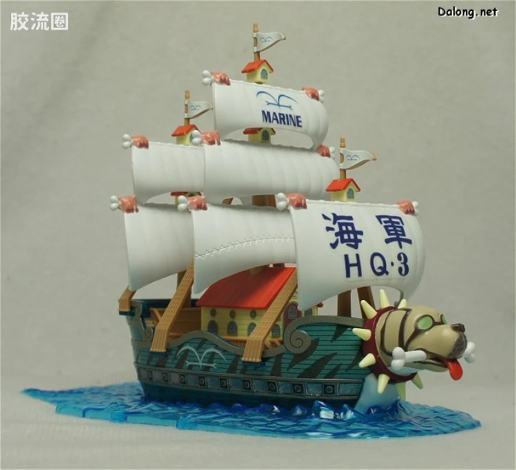 海贼王伟大的船收藏系列拼装模型 伟大的船 卡普军舰 - 图片