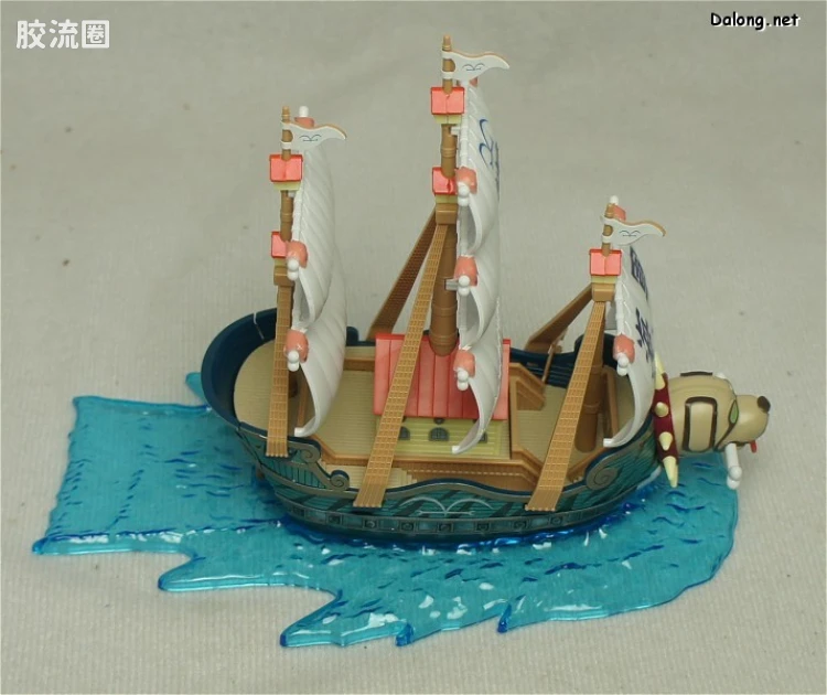 海贼王伟大的船收藏系列拼装模型 伟大的船 卡普军舰 - 图片