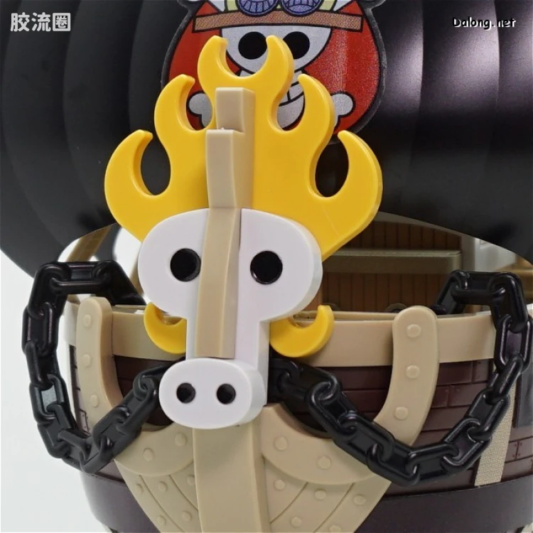 海贼王伟大的船收藏系列拼装模型 伟大的船 艾斯的海贼船 黑桃号 - 图片