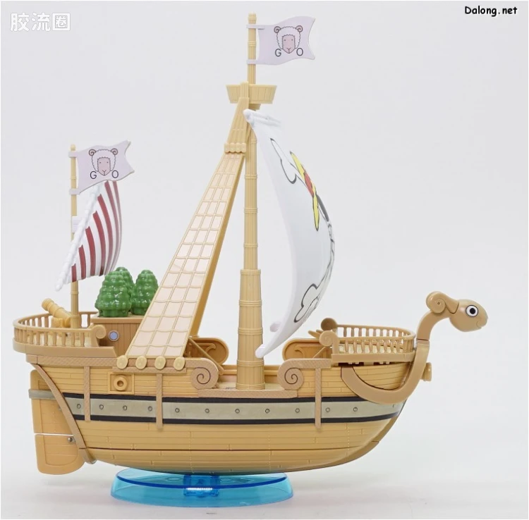 海贼王伟大的船收藏系列拼装模型 伟大的船 黄金梅丽号 纪念配色Ver. - 图片