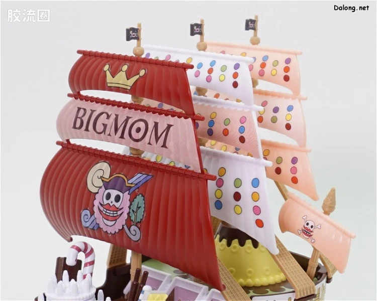海贼王伟大的船收藏系列拼装模型 伟大的船 BIG MOM的海贼船 - 图片