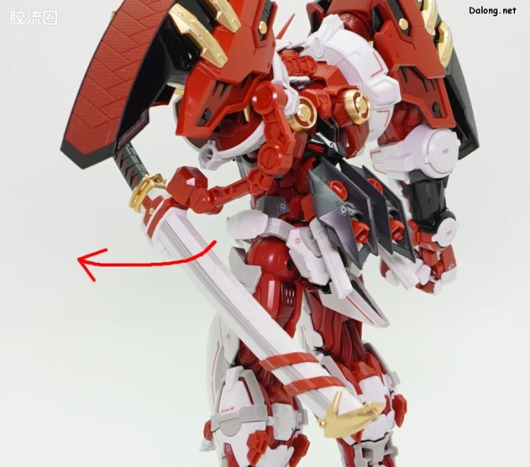 Hi-Resolution Model 普通版 异端高达红色机强力型 - 图片