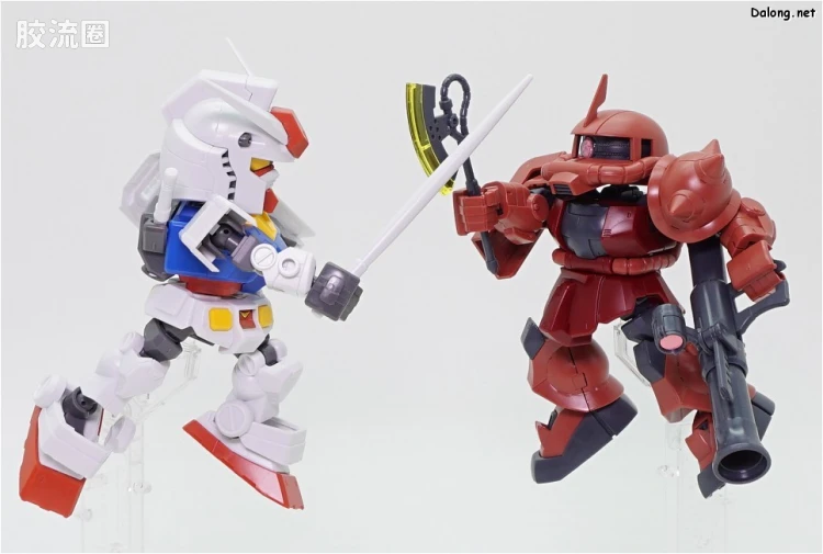 SDCS系列 特别版 RX-78-2 高达&夏亚专用扎古II - 图片