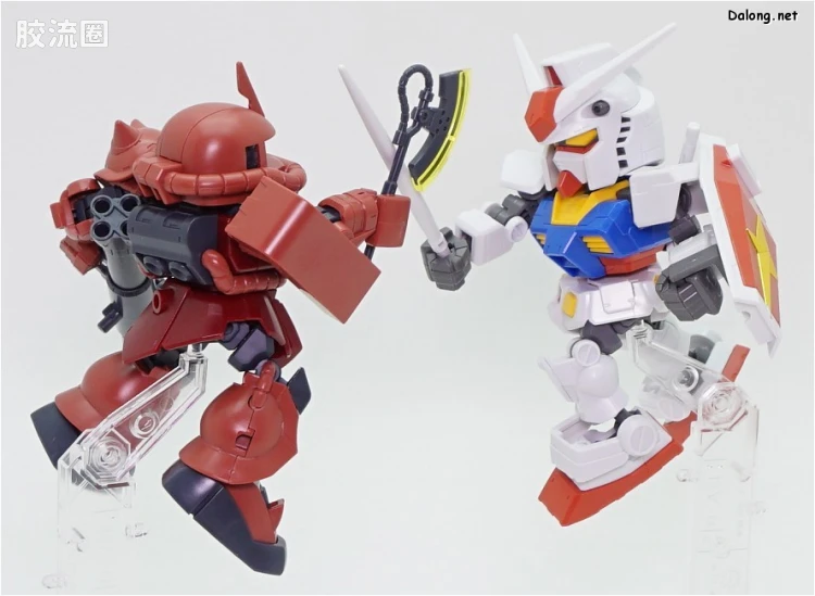 SDCS系列 特别版 RX-78-2 高达&夏亚专用扎古II - 图片
