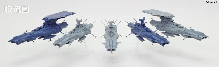 机甲收藏系列Mecha Collection 宇宙战舰大和号 仙女座级5舰套装 - 图片