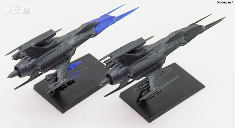 机甲收藏系列Mecha Collection 宇宙战舰大和号 零式52型改 自律无人机 黑鸟 - 图片