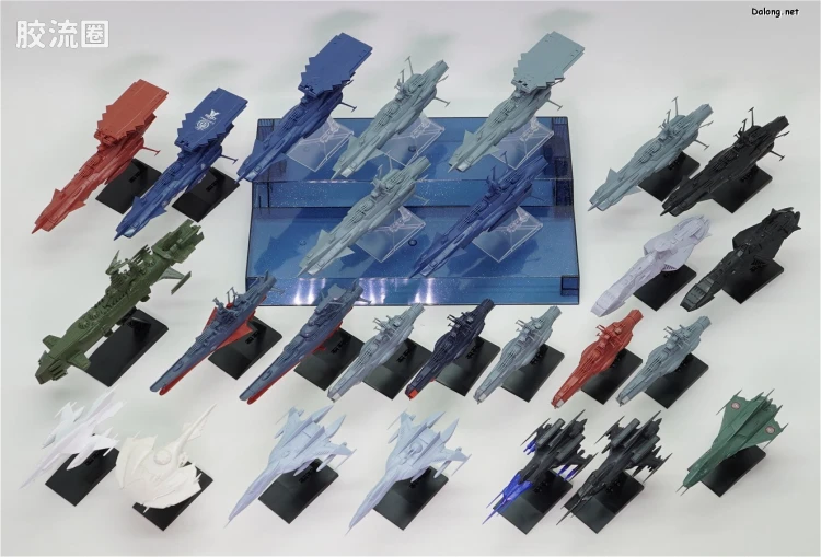 机甲收藏系列Mecha Collection 宇宙战舰大和号 自律无人战斗舰BBB 仙女座级(黑色) - 图片