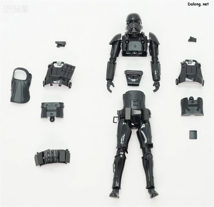 万代 星球大战系列拼装模型 人物系列 1/12 死亡士兵 - 图片