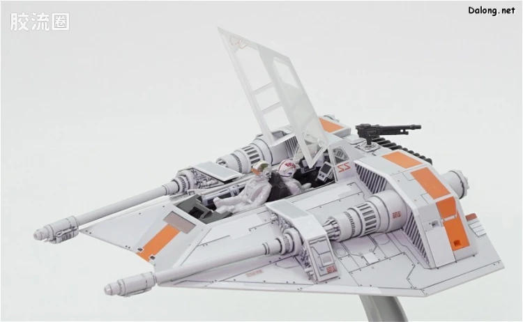 万代 星球大战系列拼装模型 载具系列 1/48 & 1/144 雪地飞车套装 - 图片