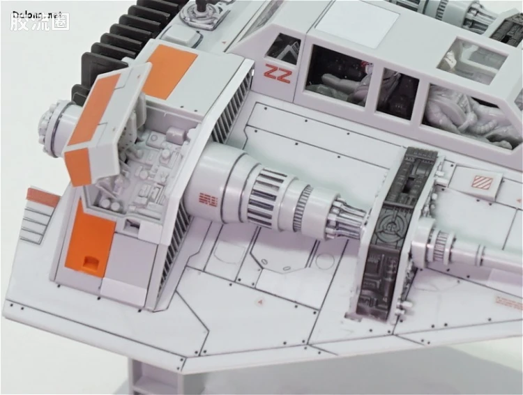 万代 星球大战系列拼装模型 载具系列 1/48 & 1/144 雪地飞车套装 - 图片