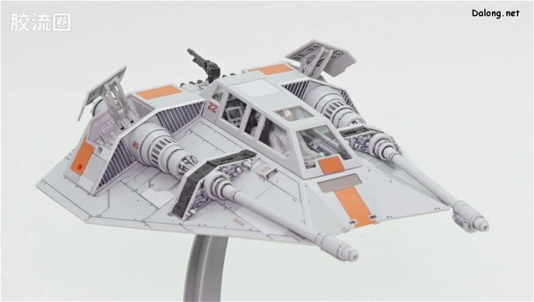 万代 星球大战系列拼装模型 载具系列 1/48 & 1/144 雪地飞车套装 - 图片