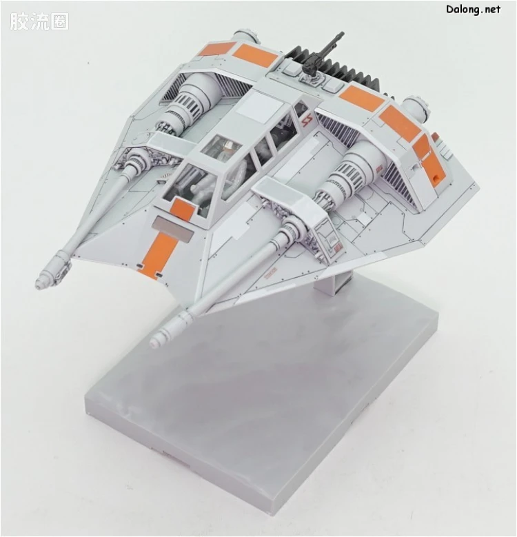 万代 星球大战系列拼装模型 载具系列 1/48 & 1/144 雪地飞车套装 - 图片