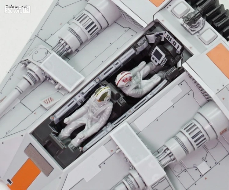 万代 星球大战系列拼装模型 载具系列 1/48 & 1/144 雪地飞车套装 - 图片
