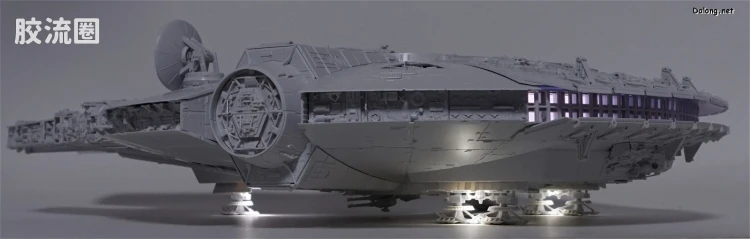 万代 星球大战系列拼装模型 载具系列 1/72 千年隼 - 图片