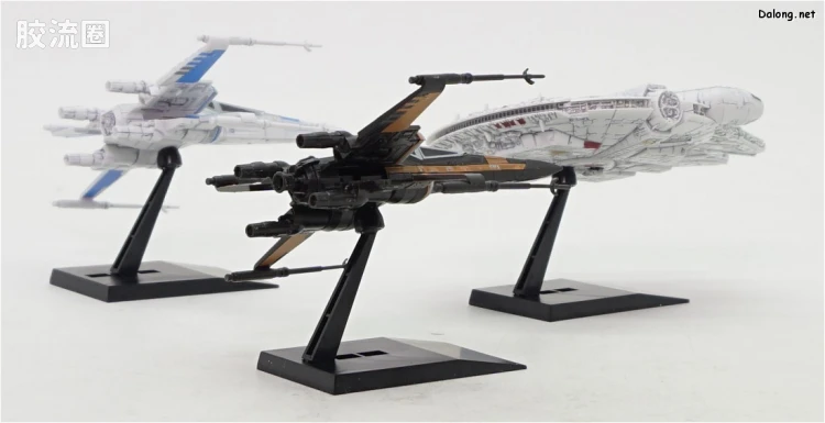 万代 星球大战系列拼装模型 载具系列 1/144 & 1/350 抵抗军飞行器套装 - 图片
