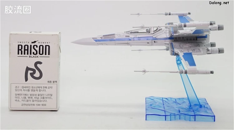 万代 星球大战系列拼装模型 载具系列 1/72 X翼战机 反抗军BLUE中队 - 图片