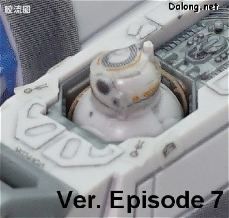 万代 星球大战系列拼装模型 载具系列 1/72 X翼战机 反抗军BLUE中队 - 图片