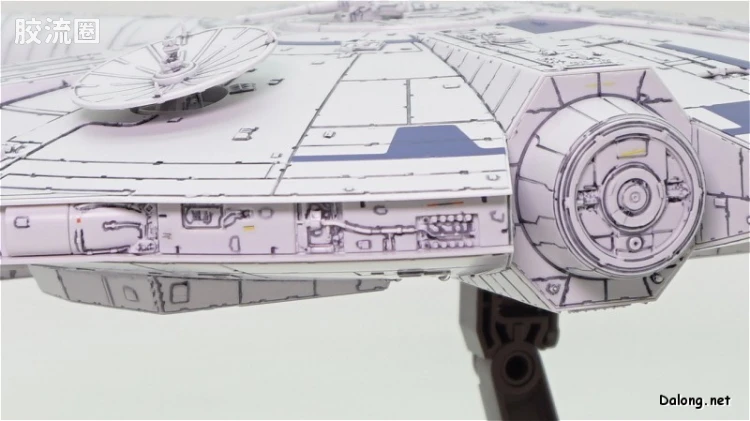 万代 星球大战系列拼装模型 载具系列 1/144 千年隼 游侠索罗版 - 图片