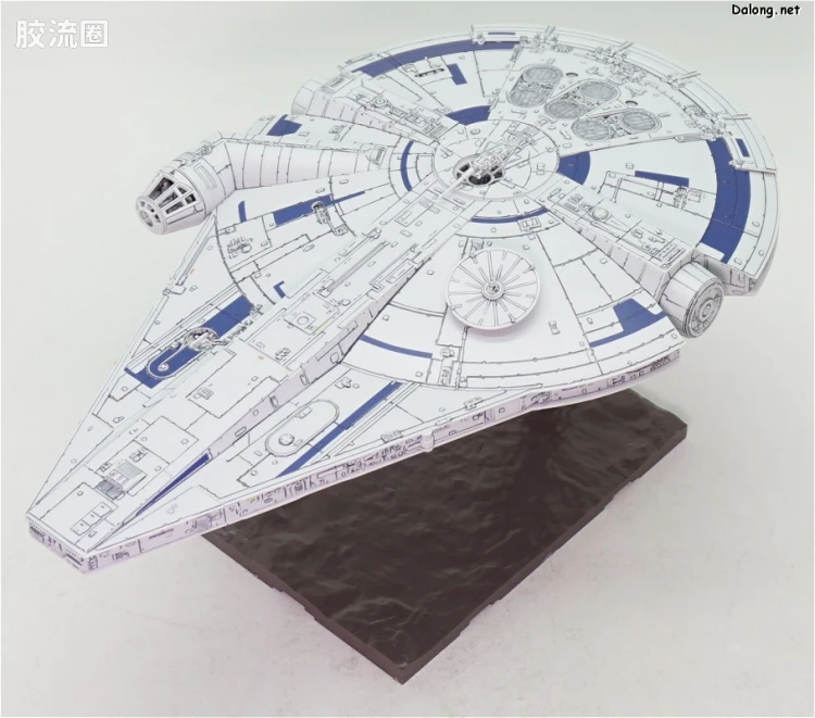 万代 星球大战系列拼装模型 载具系列 1/144 千年隼 游侠索罗版 - 图片