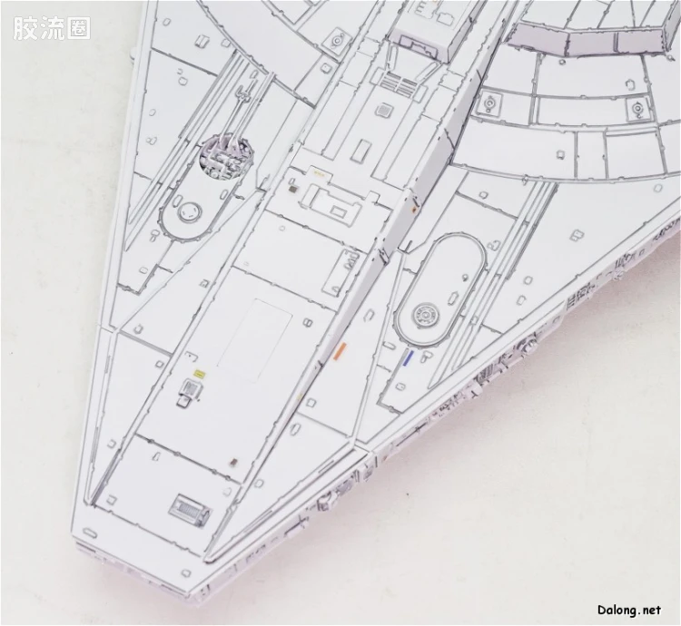 万代 星球大战系列拼装模型 载具系列 1/144 千年隼 游侠索罗版 - 图片