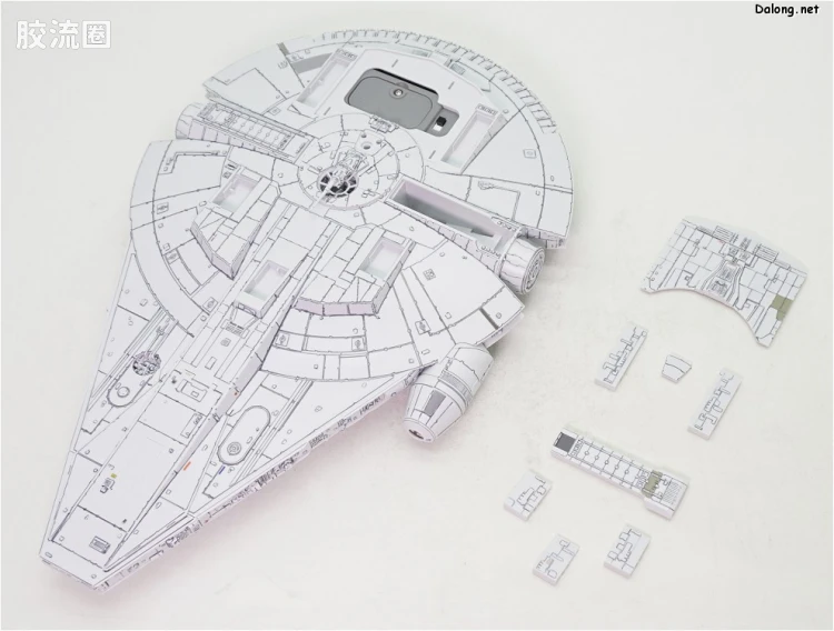万代 星球大战系列拼装模型 载具系列 1/144 千年隼 游侠索罗版 - 图片