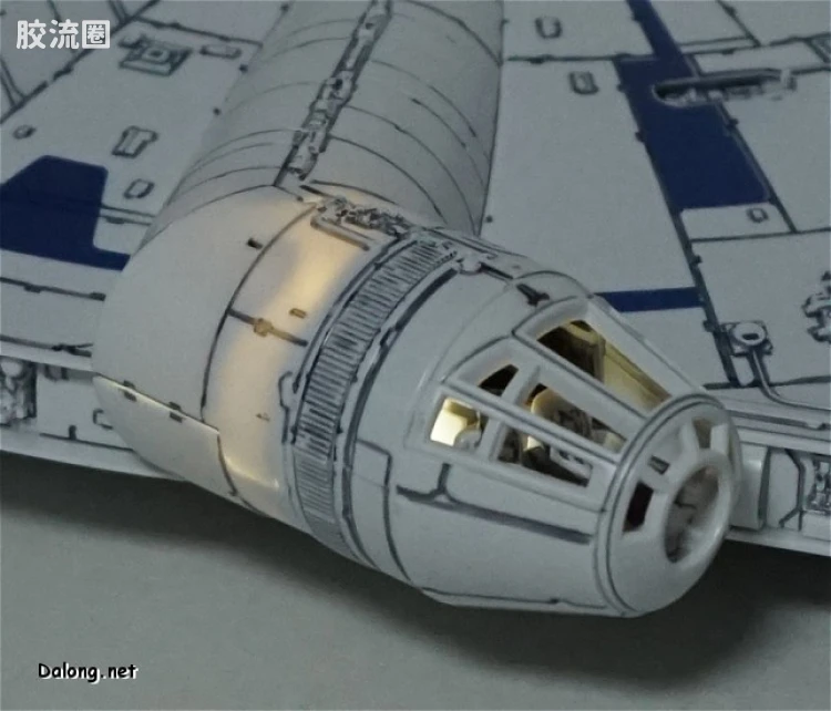 万代 星球大战系列拼装模型 载具系列 1/144 千年隼 游侠索罗版 - 图片