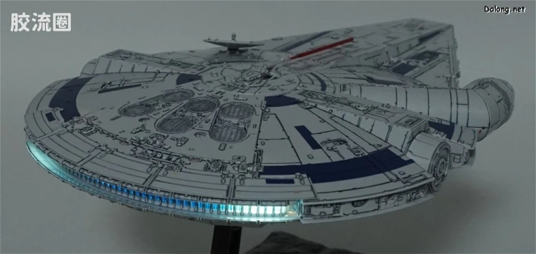 万代 星球大战系列拼装模型 载具系列 1/144 千年隼 游侠索罗版 - 图片
