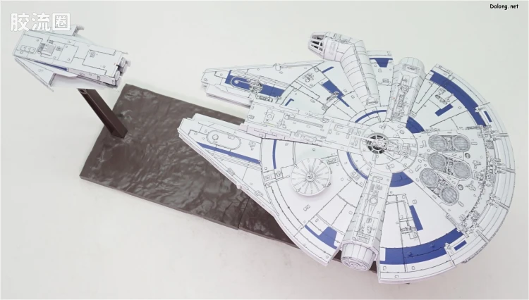万代 星球大战系列拼装模型 载具系列 1/144 千年隼 游侠索罗版 - 图片