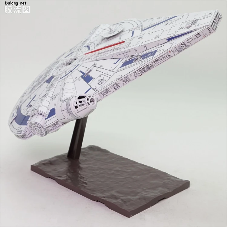 万代 星球大战系列拼装模型 载具系列 1/144 千年隼 游侠索罗版 - 图片