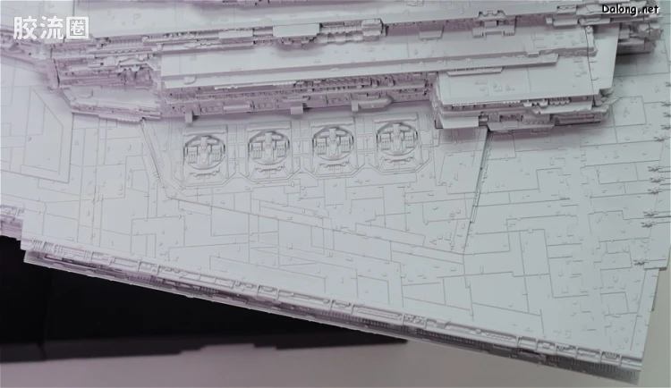 万代 星球大战系列拼装模型 载具系列 1/5000 歼星舰 初回限定版 - 图片