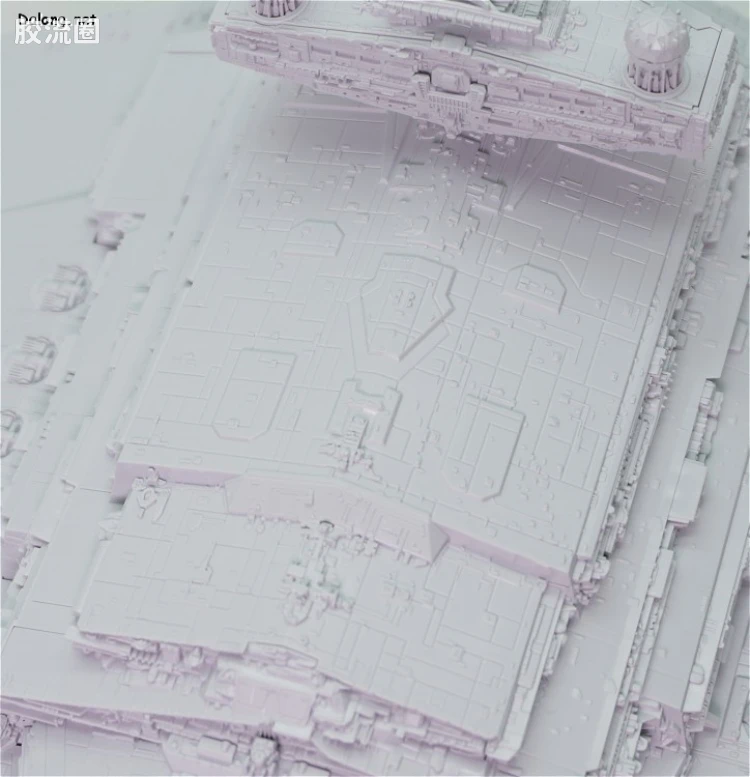 万代 星球大战系列拼装模型 载具系列 1/5000 歼星舰 初回限定版 - 图片