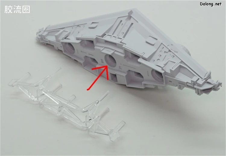 万代 星球大战系列拼装模型 载具系列 1/5000 歼星舰 初回限定版 - 图片