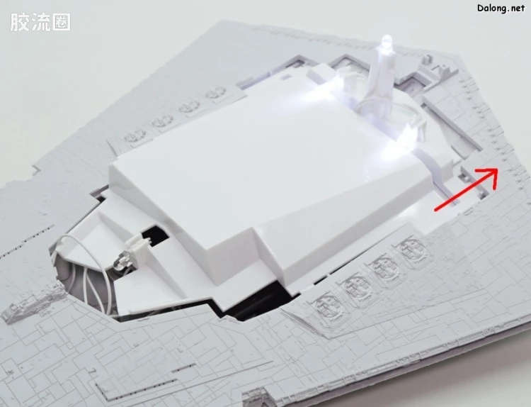 万代 星球大战系列拼装模型 载具系列 1/5000 歼星舰 初回限定版 - 图片